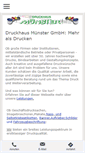 Mobile Screenshot of druckerei-muenster.de